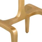 White and Gold End Table with Bold Modern Design 17 White and Gold End Table with Bold Modern Design