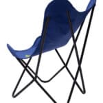 Multicolor Boho Accent Chair with Steel Frame and Cotton Seat 14 Multicolor Boho Accent Chair with Steel Frame and Cotton Seat