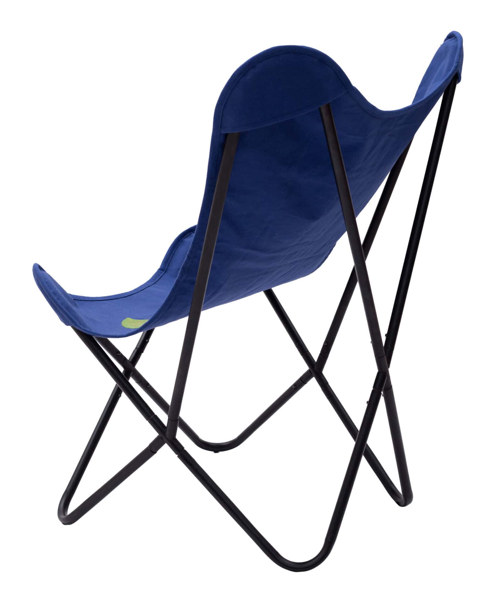 Multicolor Boho Accent Chair with Steel Frame and Cotton Seat 5 Multicolor Boho Accent Chair with Steel Frame and Cotton Seat - Image 5