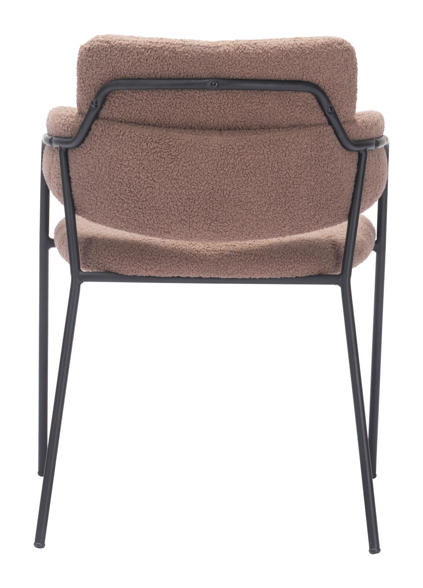 Mid-Century Modern Brown Dining Chair with Armrests (Set of 2) 7 Mid-Century Modern Brown Dining Chair with Armrests (Set of 2) - Image 7