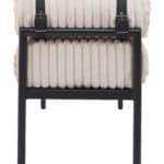 Steel Frame Bench with Plush Corduroy Seat – Seats 2 9 Steel Frame Bench with Plush Corduroy Seat – Seats 2