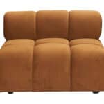 Contemporary Brown Velvet Tufted Chair with Durable Plywood Frame 8 Contemporary Brown Velvet Tufted Chair with Durable Plywood Frame