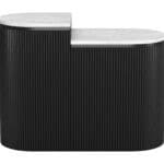 Modern White Marble Top Side Table Set (Set of 2) 12 Modern White Marble Top Side Table Set (Set of 2)