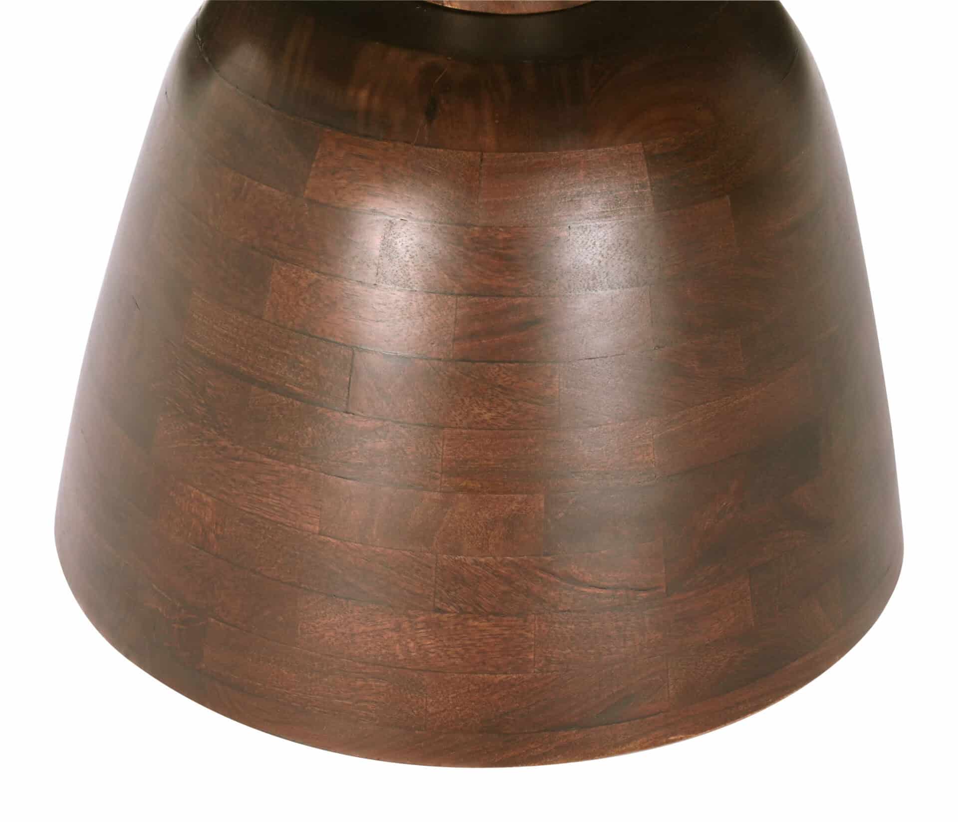 Modern Minimalist Round Coffee Table in Acacia Wood 5 Modern Minimalist Round Coffee Table in Acacia Wood - Image 5