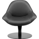 Swivel Black Accent Chair with Faux Leather and Steel Base 10 Swivel Black Accent Chair with Faux Leather and Steel Base