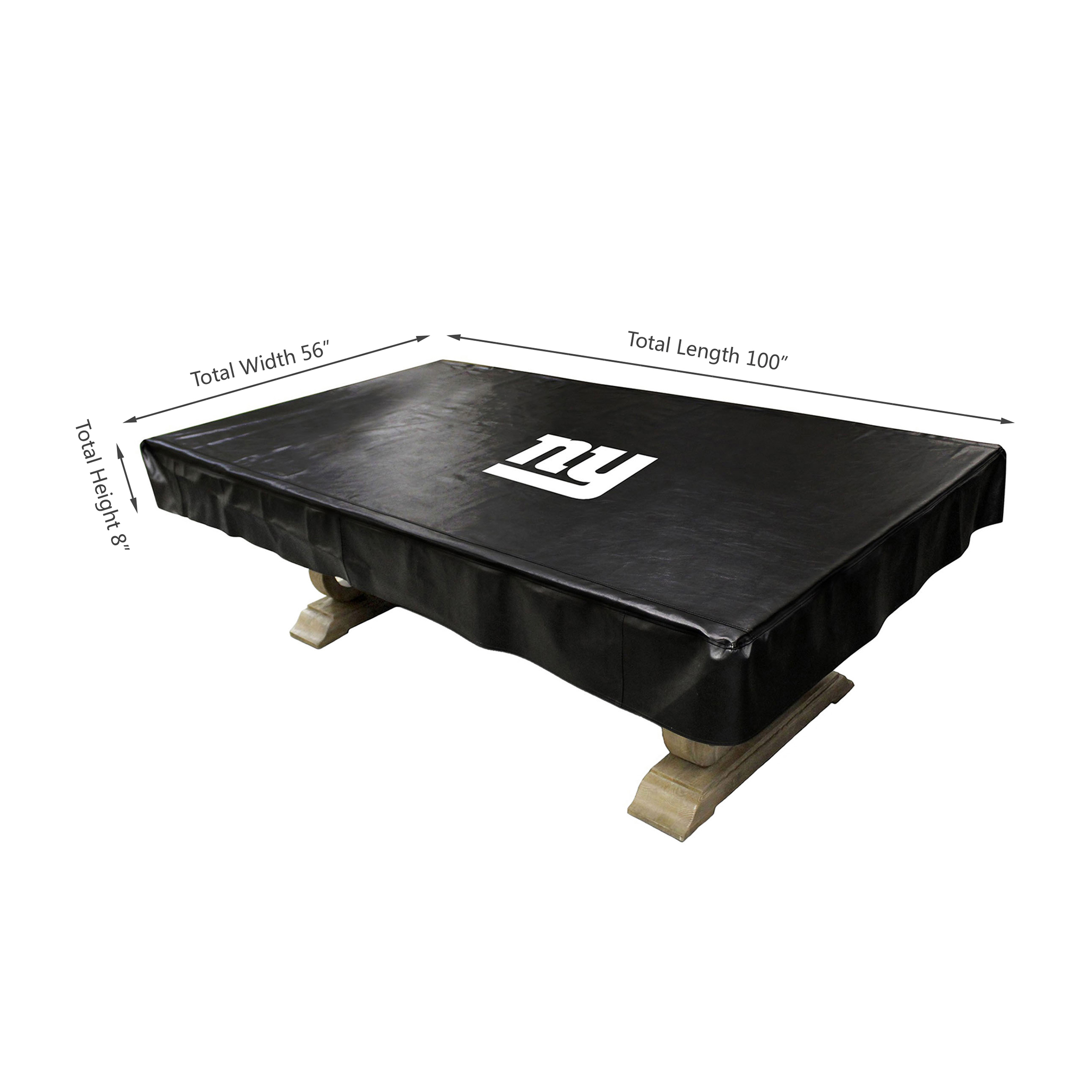 giants 8 foot naugahyde billiard table cover