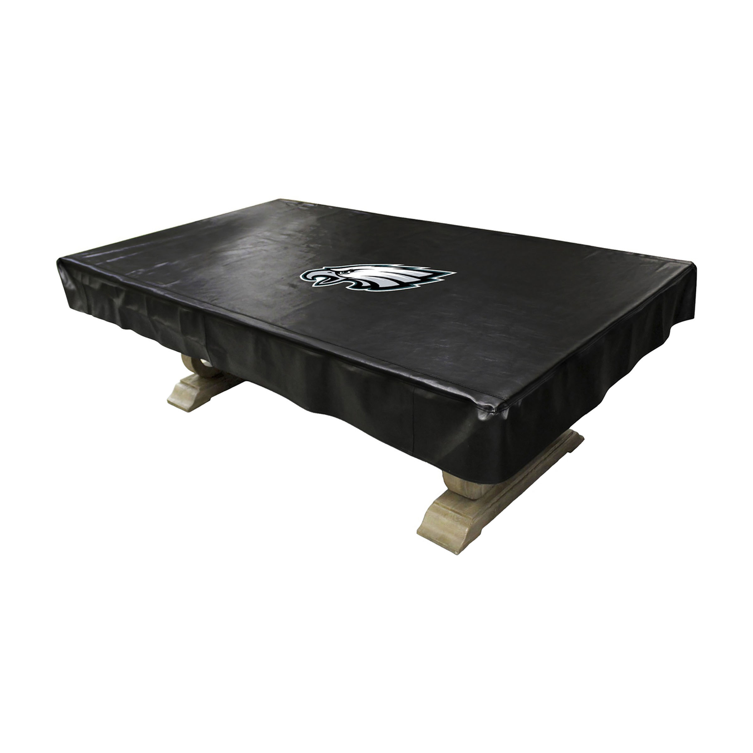 philadelphia eagles 8' billiard table cover black naugahyde