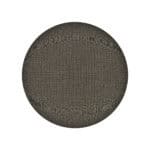 Misha 25-Inch Backless Counter Stool with Pewter Finish and Graph Chalice Seat
