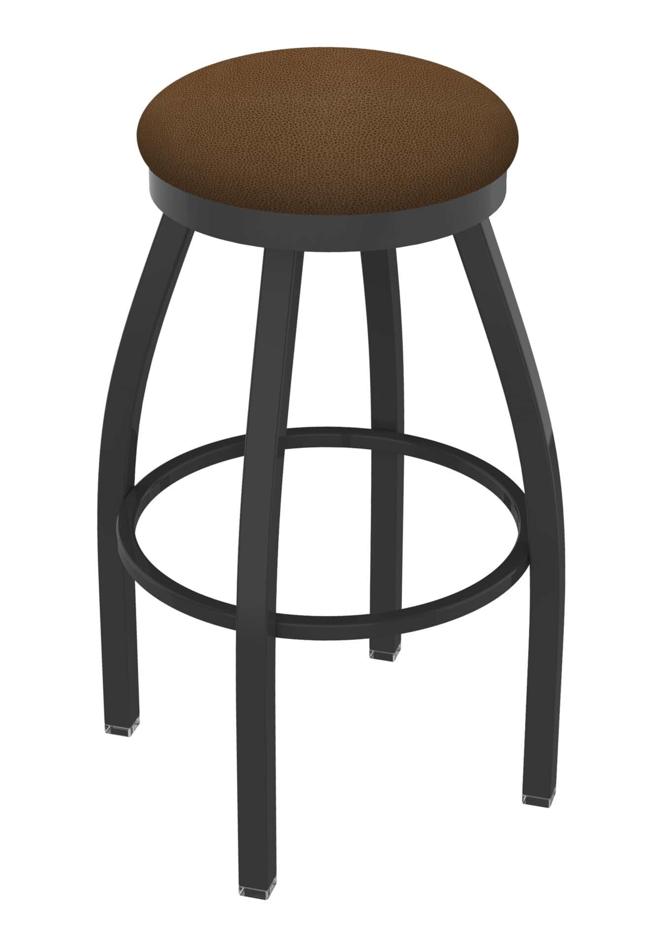 30-Inch Backless Bar Stool with Steel Frame, Pewter Finish, Rein Thatch Seat, and Arched-Leg Base 1 30-Inch Backless Bar Stool with Steel Frame, Pewter Finish, Rein Thatch Seat, and Arched-Leg Base
