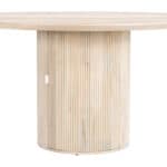 Round Mango Wood Dining Table with Hidden Storage Compartment 18 Round Mango Wood Dining Table with Hidden Storage Compartment