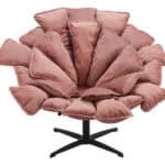 Velvet Swivel Accent Chair with Steel Base and Rubber Feet 10 Velvet Swivel Accent Chair with Steel Base and Rubber Feet
