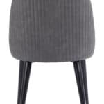 Modern Gray Armless Dining Chairs with Steel Frame (Set of 2) 11 Modern Gray Armless Dining Chairs with Steel Frame (Set of 2)