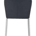 Retro Stackable Dining Chairs with Chromed Steel Legs (Set of 4) 12 Retro Stackable Dining Chairs with Chromed Steel Legs (Set of 4)