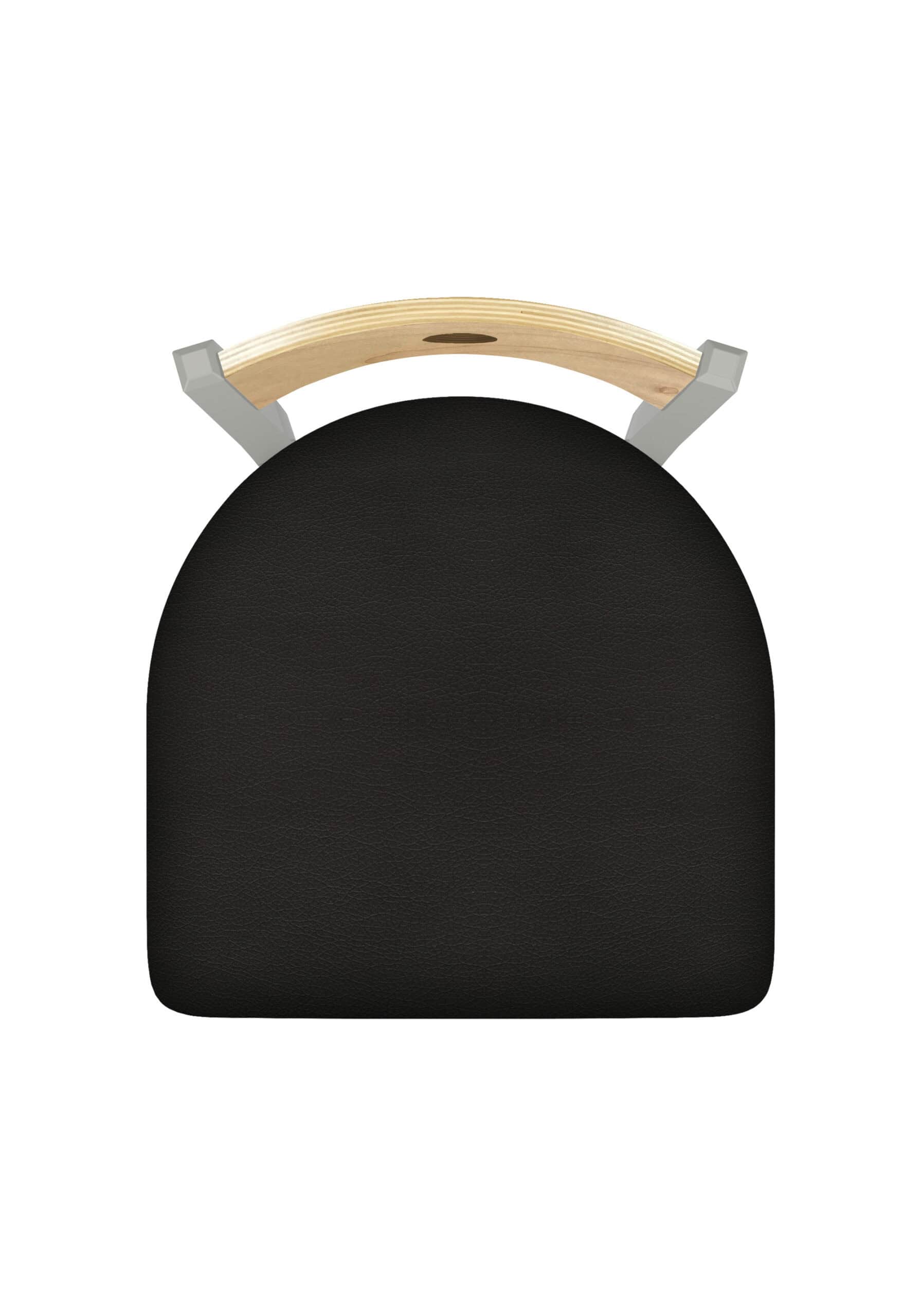 36-Inch Natural Finish Wood Keyhole Back Bar Stool with Steel Frame, Anodized Nickel Finish, Canter Espresso Seat, and Single-Ring Base 8 36-Inch Natural Finish Wood Keyhole Back Bar Stool with Steel Frame, Anodized Nickel Finish, Canter Espresso Seat, and Single-Ring Base