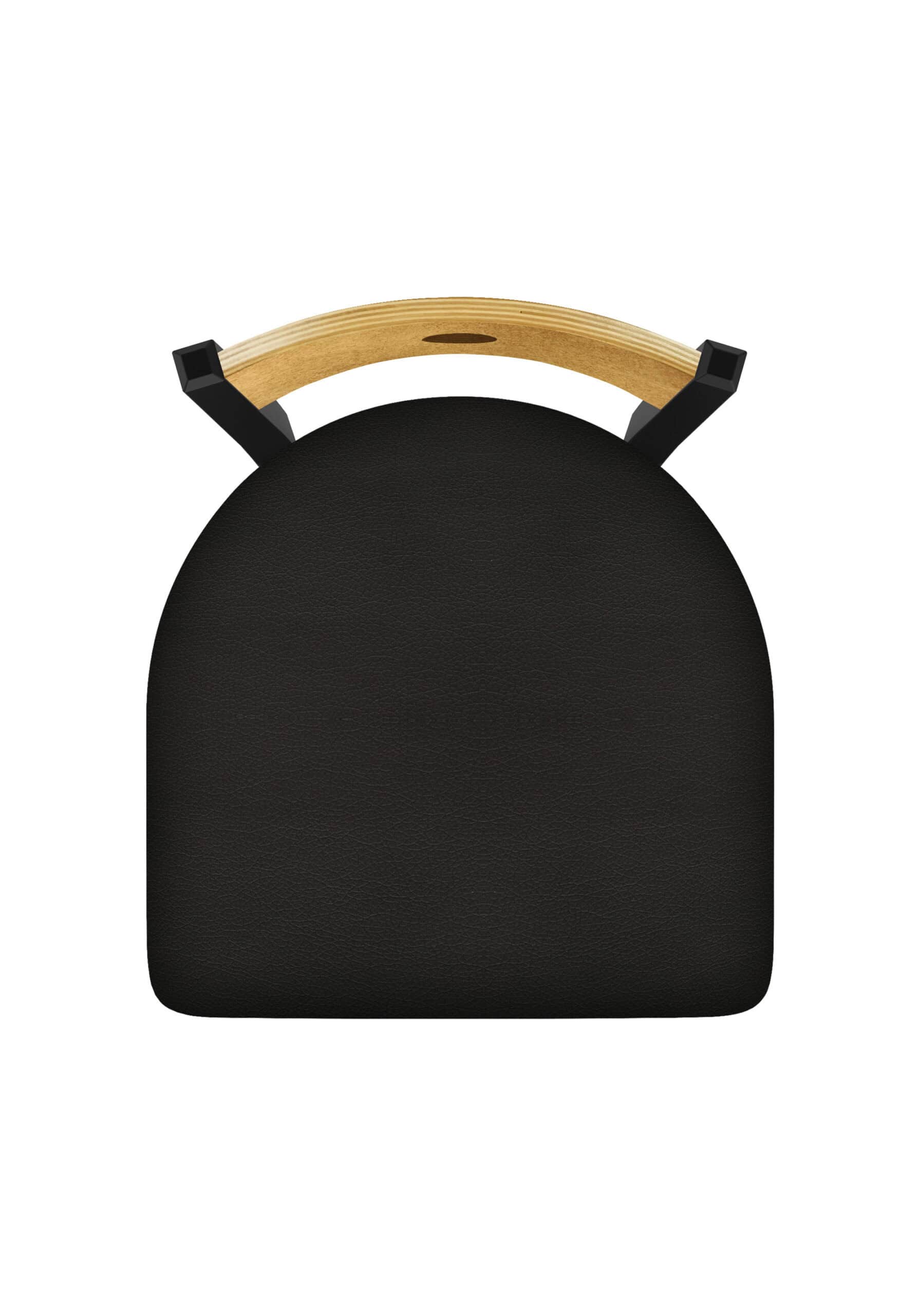 36-Inch Medium Stained Medium Wood Keyhole Back Bar Stool with Steel Frame, Black Wrinkle Finish, Canter Espresso Seat, and Single-Ring Base 8 36-Inch Medium Stained Medium Wood Keyhole Back Bar Stool with Steel Frame, Black Wrinkle Finish, Canter Espresso Seat, and Single-Ring Base