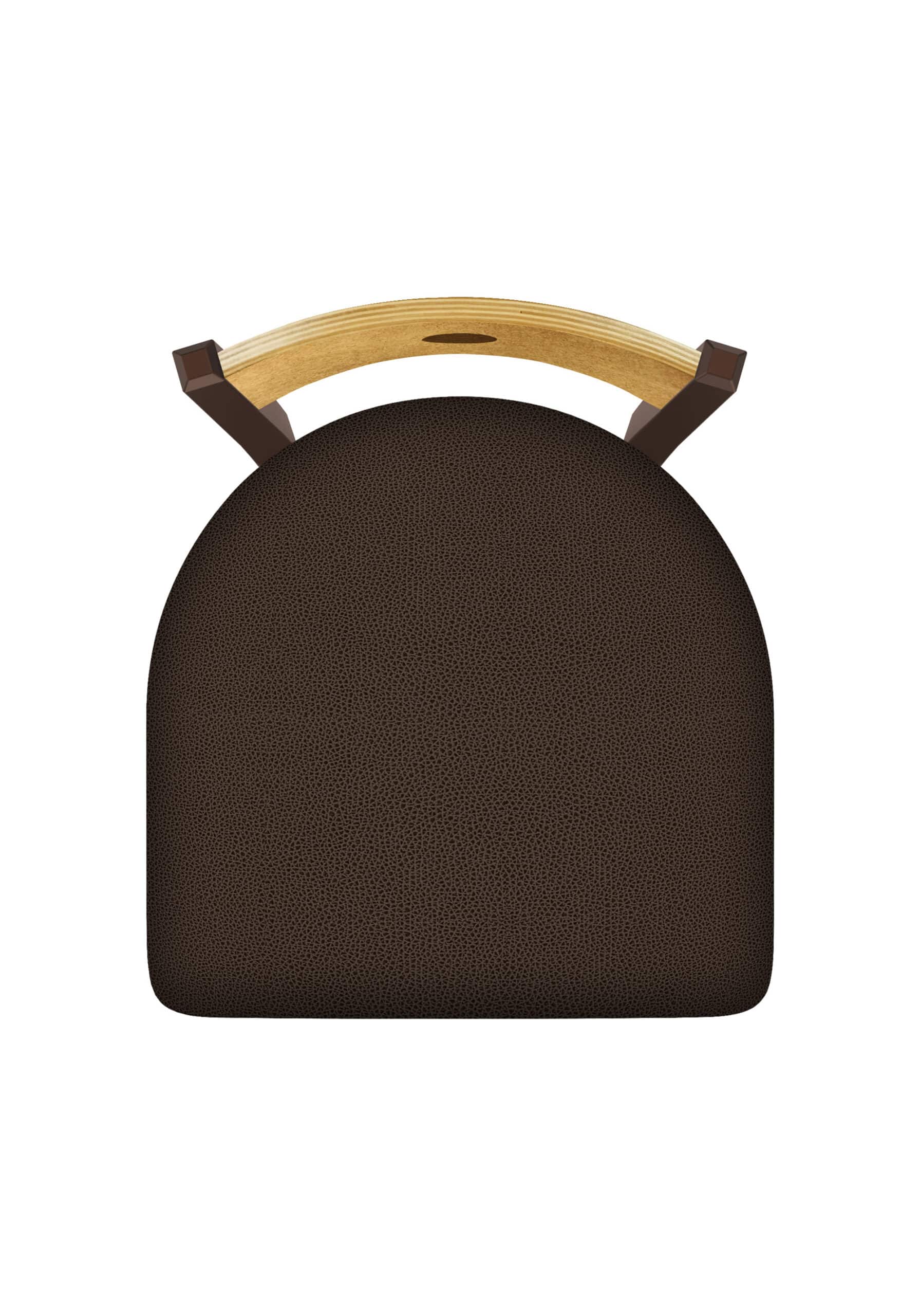 36-Inch Medium Stained Medium Wood Keyhole Back Bar Stool with Steel Frame, Bronze Finish, Rein Coffee Seat, and Single-Ring Base 8 36-Inch Medium Stained Medium Wood Keyhole Back Bar Stool with Steel Frame, Bronze Finish, Rein Coffee Seat, and Single-Ring Base