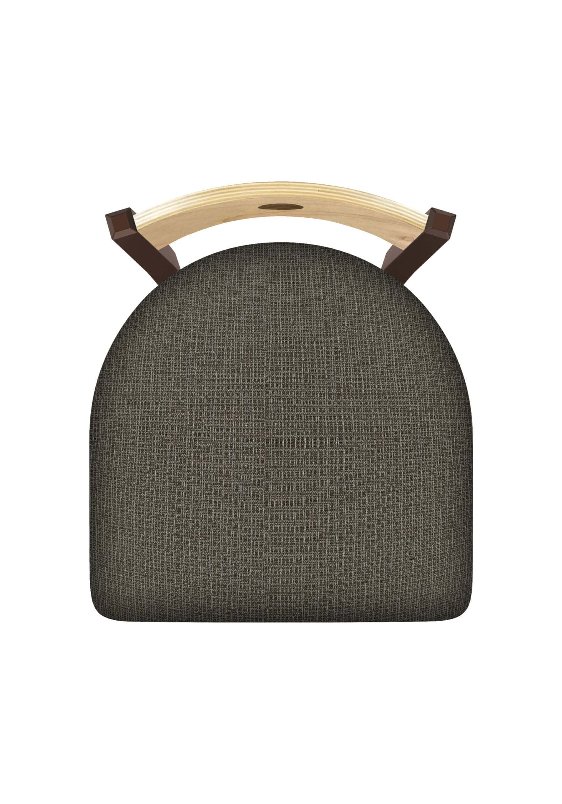 36-Inch Natural Finish Wood Keyhole Back Bar Stool with Steel Frame, Bronze Finish, Graph Chalice Seat, and Single-Ring Base 8 36-Inch Natural Finish Wood Keyhole Back Bar Stool with Steel Frame, Bronze Finish, Graph Chalice Seat, and Single-Ring Base