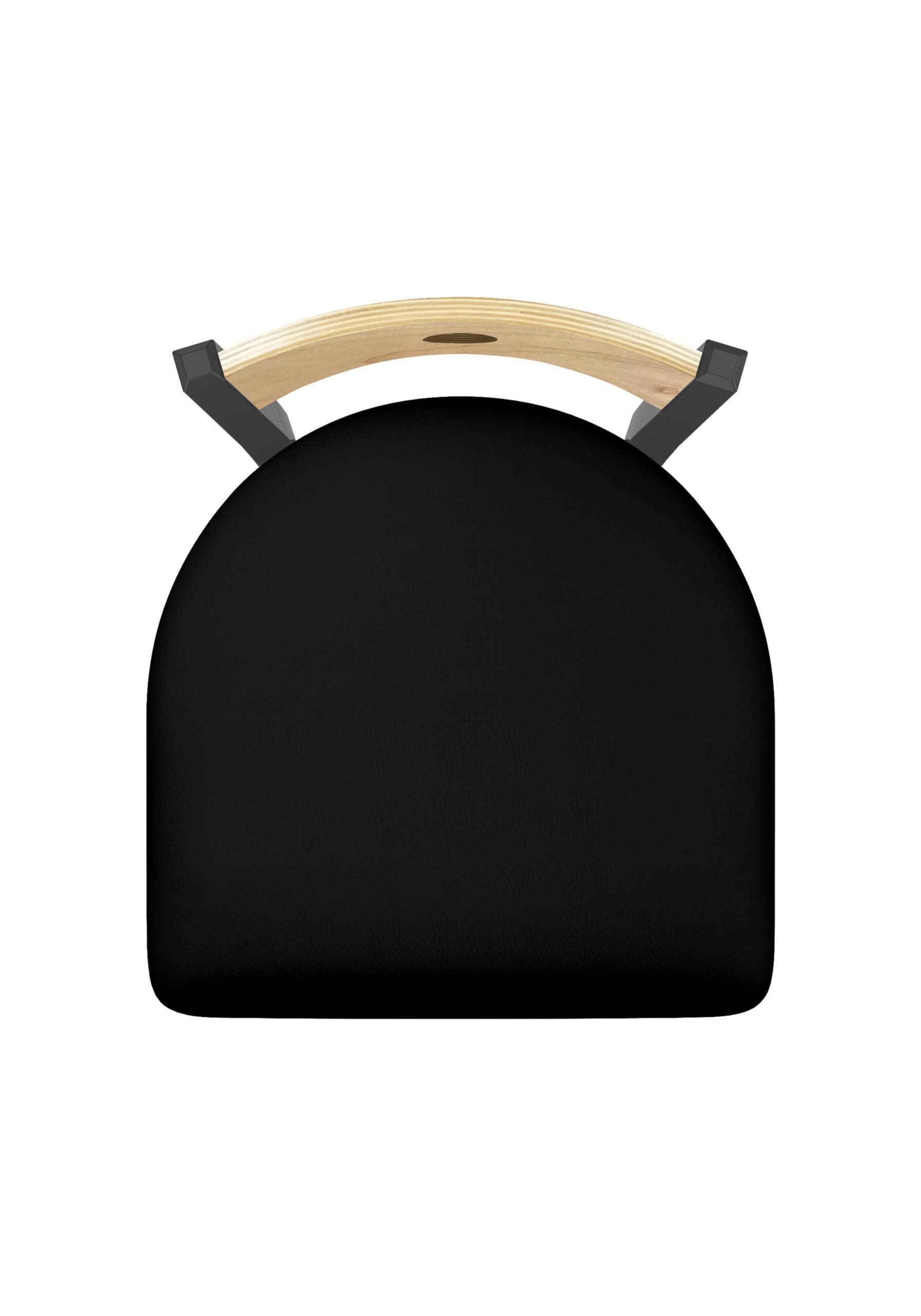 36-Inch Natural Finish Wood Keyhole Back Bar Stool with Steel Frame, Pewter Finish, Black Vinyl Seat, and Single-Ring Base 8 36-Inch Natural Finish Wood Keyhole Back Bar Stool with Steel Frame, Pewter Finish, Black Vinyl Seat, and Single-Ring Base