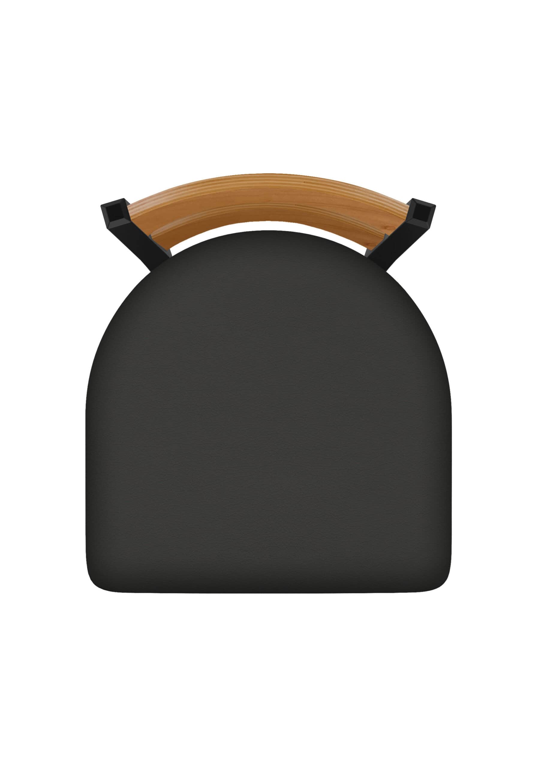 36-Inch Medium Two-Slat Back Bar Stool with Steel Frame, Black Wrinkle Finish, Canter Iron Seat, and Single-Ring Base 8 36-Inch Medium Two-Slat Back Bar Stool with Steel Frame, Black Wrinkle Finish, Canter Iron Seat, and Single-Ring Base