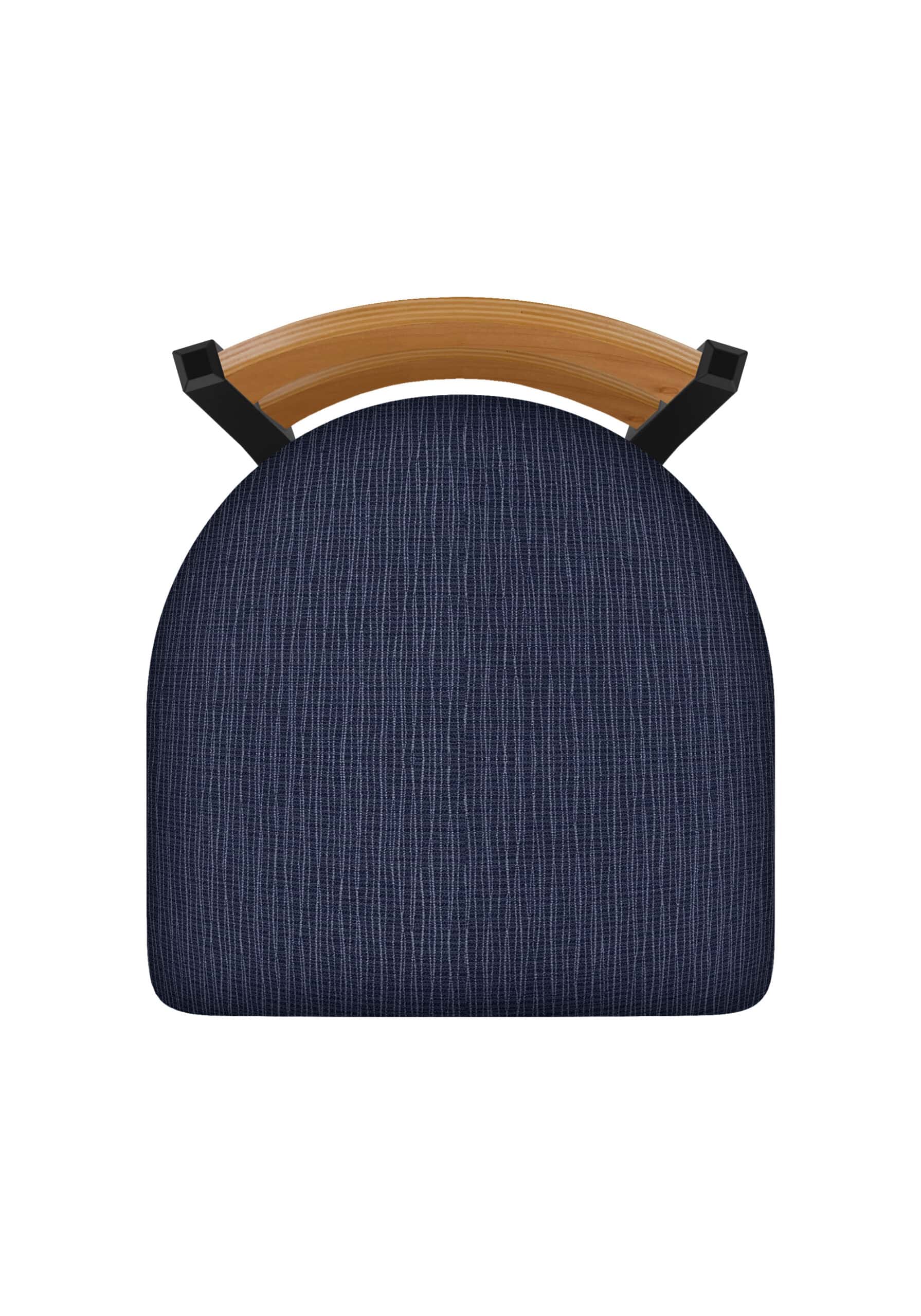 36-Inch Medium Two-Slat Back Bar Stool with Steel Frame, Black Wrinkle Finish, Graph Anchor Seat, and Single-Ring Base 8 36-Inch Medium Two-Slat Back Bar Stool with Steel Frame, Black Wrinkle Finish, Graph Anchor Seat, and Single-Ring Base