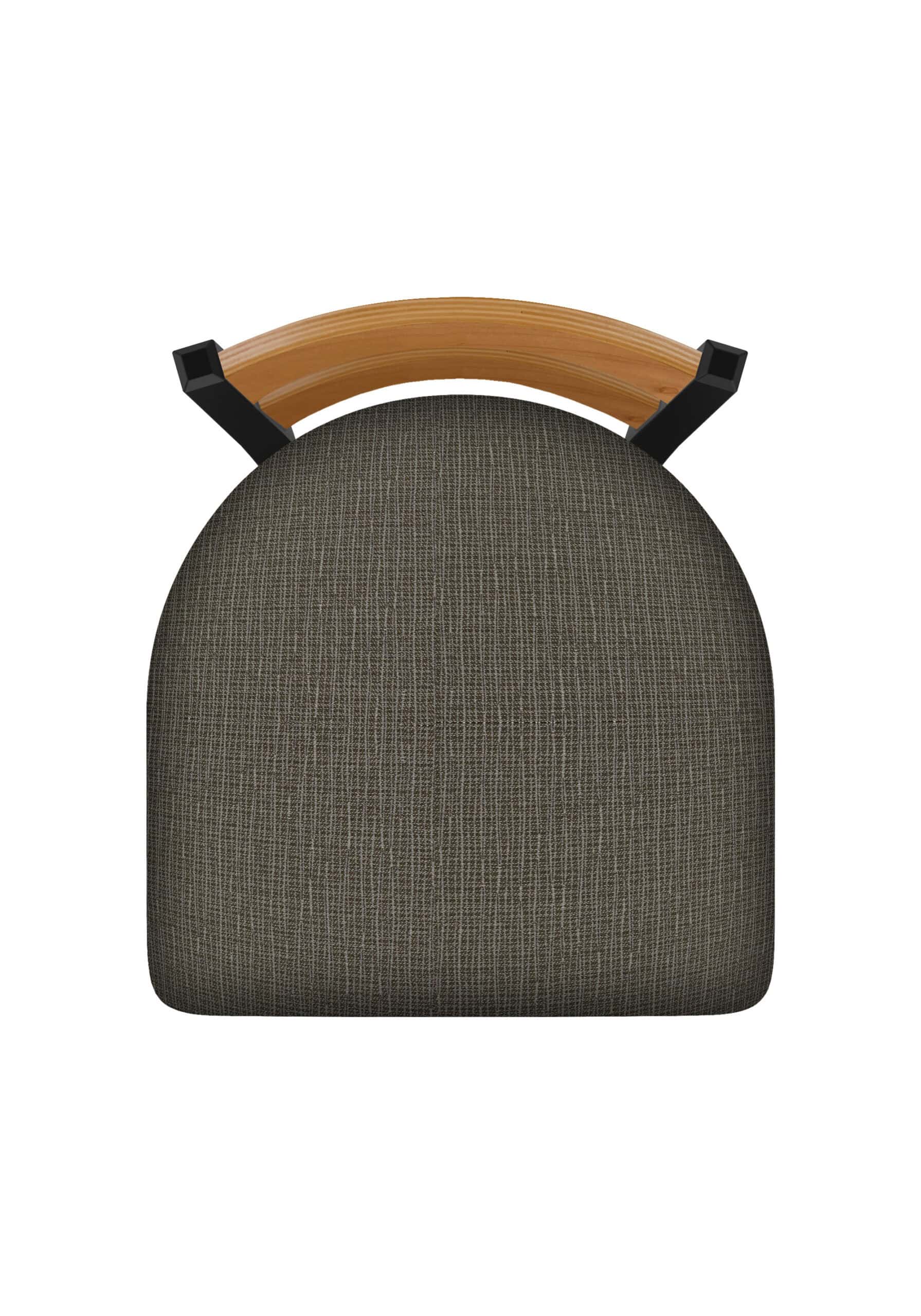 36-Inch Medium Two-Slat Back Bar Stool with Steel Frame, Black Wrinkle Finish, Graph Chalice Seat, and Single-Ring Base 8 36-Inch Medium Two-Slat Back Bar Stool with Steel Frame, Black Wrinkle Finish, Graph Chalice Seat, and Single-Ring Base