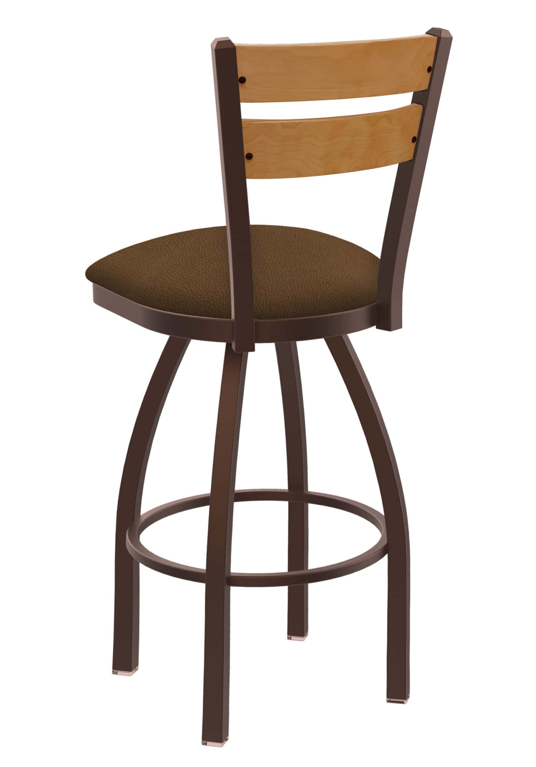 25-Inch Medium Two-Slat Back Counter Stool with Steel Frame, Bronze Finish, Rein Thatch Seat, and Single-Ring Base 7 25-Inch Medium Two-Slat Back Counter Stool with Steel Frame, Bronze Finish, Rein Thatch Seat, and Single-Ring Base
