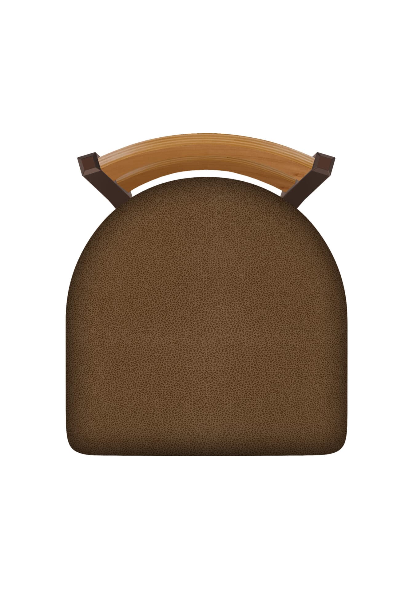 25-Inch Medium Two-Slat Back Counter Stool with Steel Frame, Bronze Finish, Rein Thatch Seat, and Single-Ring Base 3 25-Inch Medium Two-Slat Back Counter Stool with Steel Frame, Bronze Finish, Rein Thatch Seat, and Single-Ring Base - Image 3