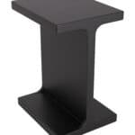 Maximalist Mango Wood Side Table with Rubber Feet Protection
