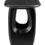 Solid Acacia Wood Modern Square Side Table with Rubber Feet 8 Solid Acacia Wood Modern Square Side Table with Rubber Feet