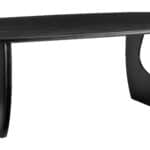 Solid Acacia Wood Dining Table with Modern Organic Design 9 Solid Acacia Wood Dining Table with Modern Organic Design