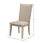 Iron Brush Swiss Mocha Slat Back Side Chairs (Set of 2) 10 Iron Brush Swiss Mocha Slat Back Side Chairs (Set of 2)