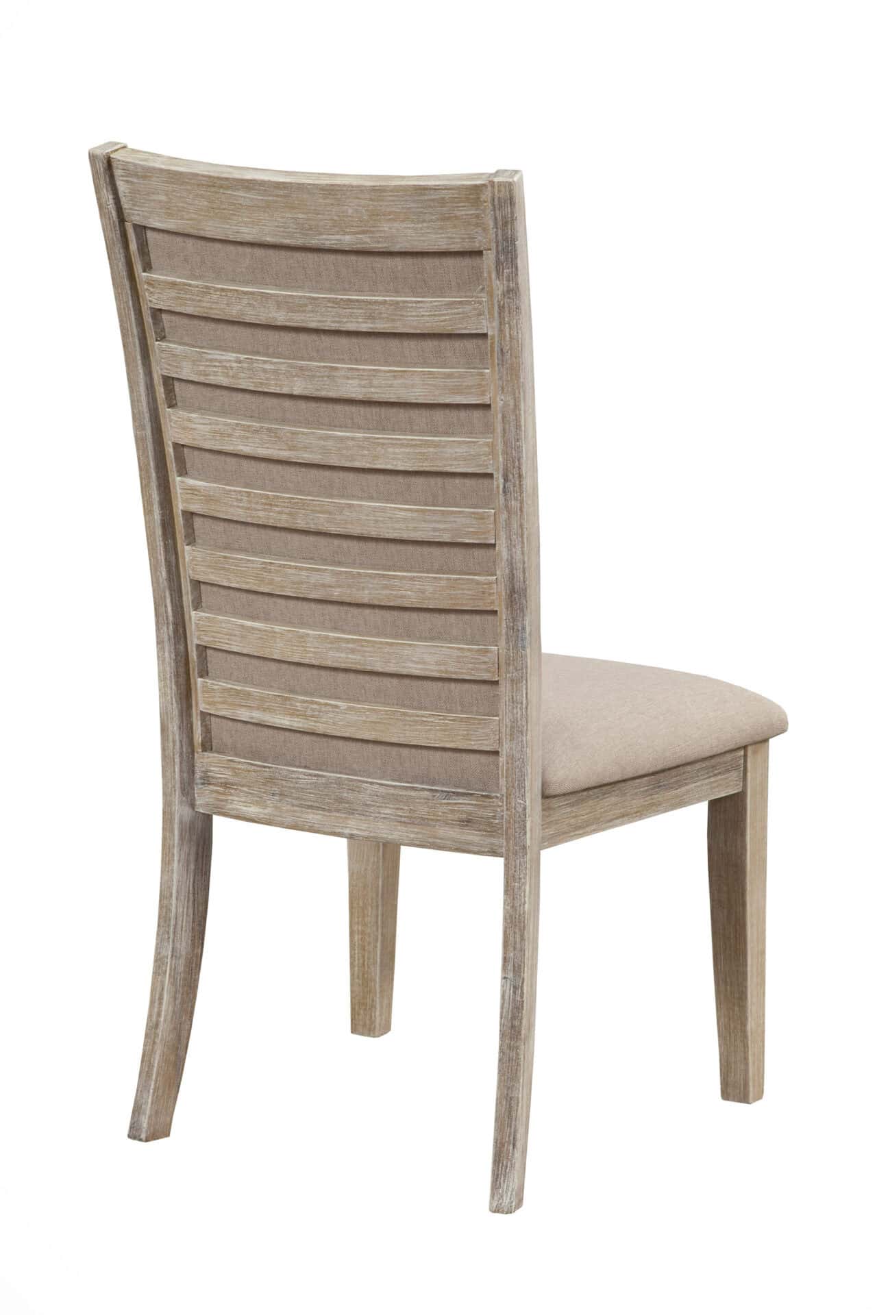 Iron Brush Swiss Mocha Slat Back Side Chairs (Set of 2) 2 Iron Brush Swiss Mocha Slat Back Side Chairs (Set of 2) - Image 2
