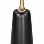 Modern Black Round Drink Table with Sleek Design 9 Modern Black Round Drink Table with Sleek Design