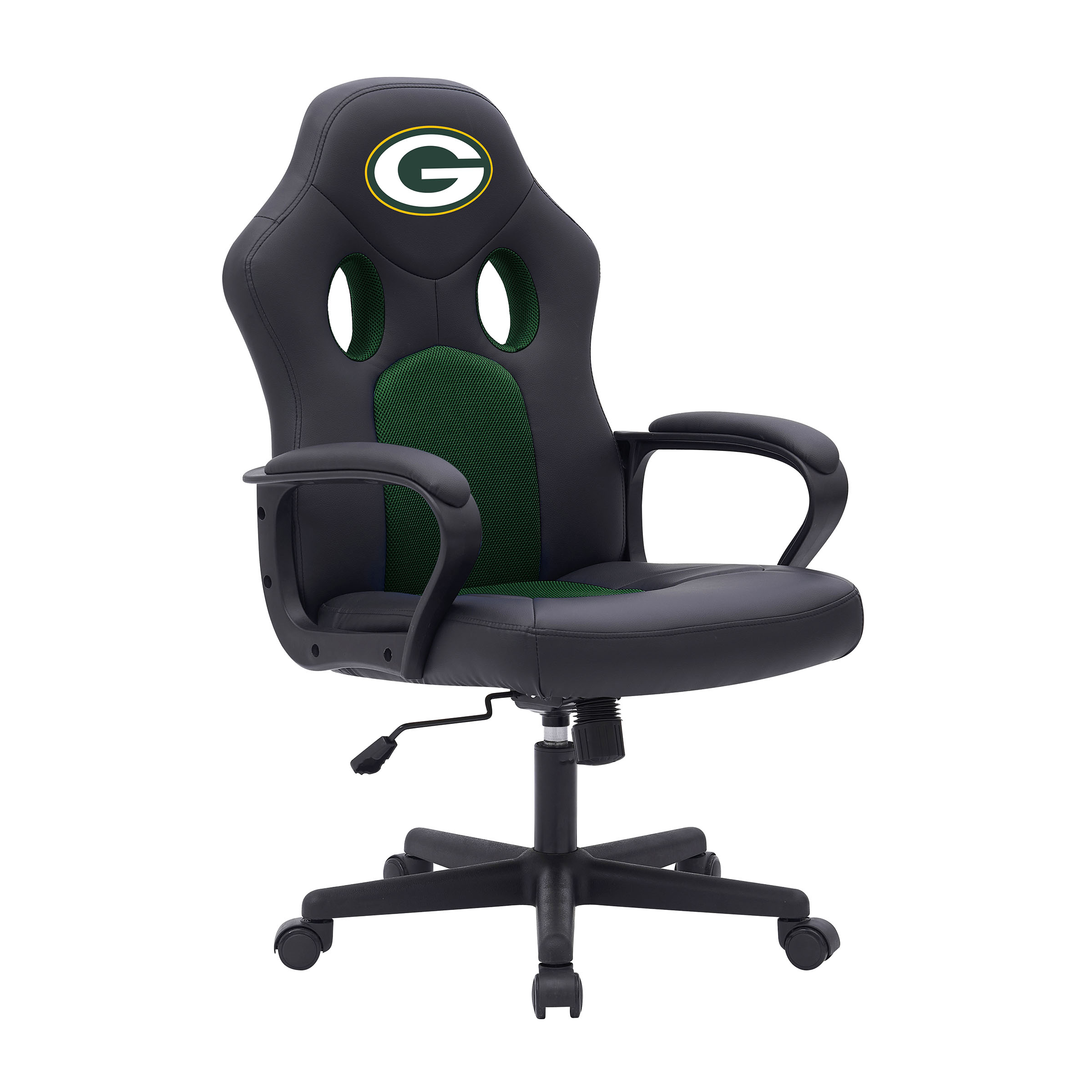 green bay packers modern mesh swivel adjustable game chair