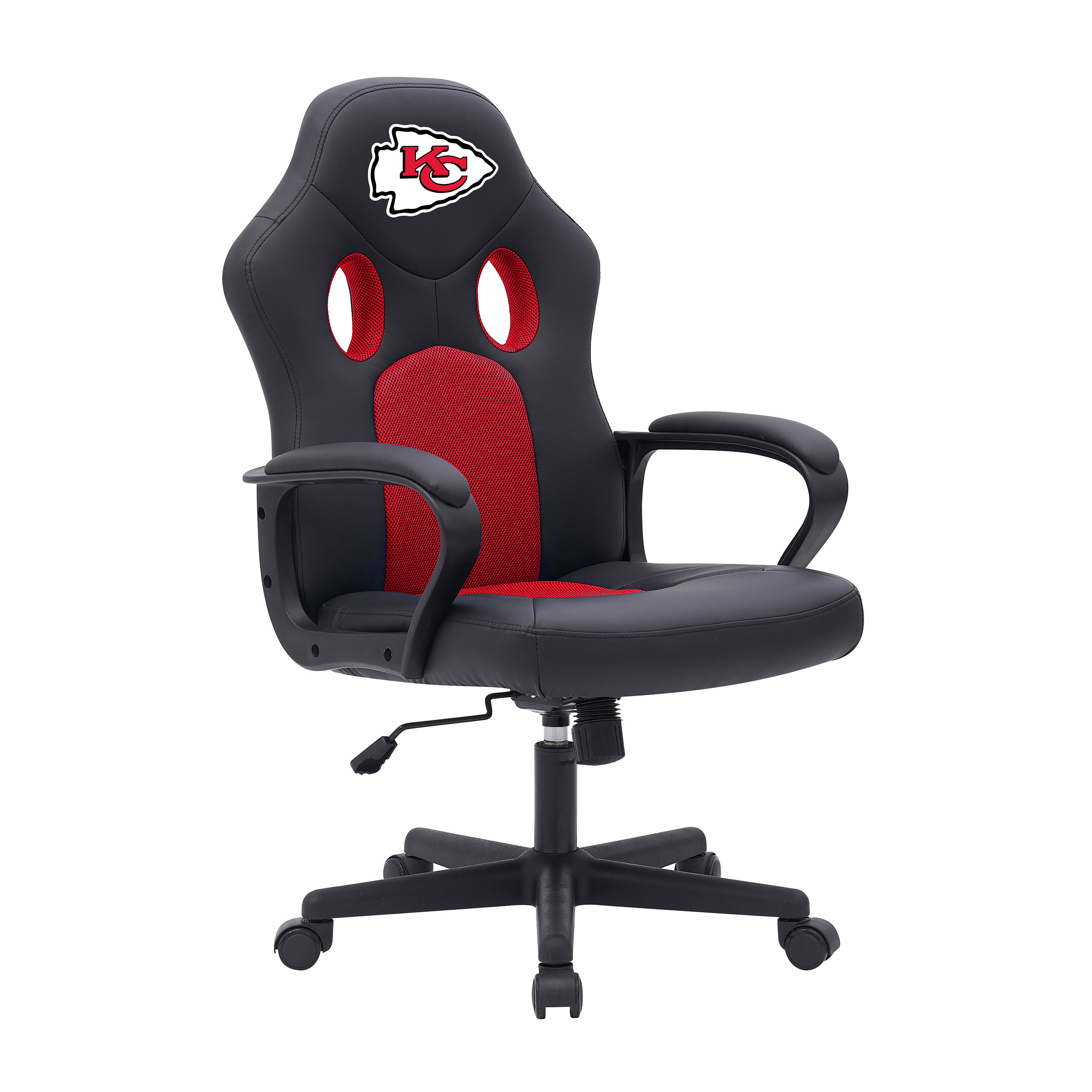 chiefs vision mesh swivel game chair kansas collection