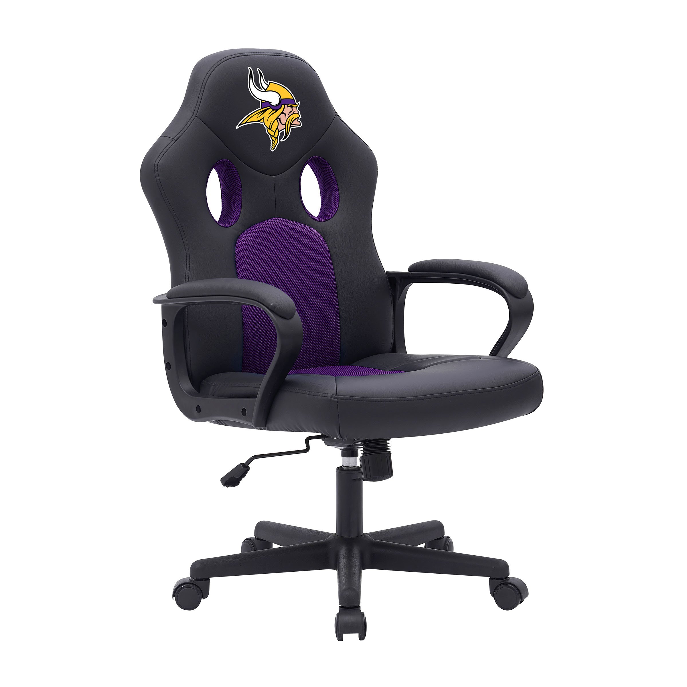 minnesota vikings modern mesh swivel adjustable game chair