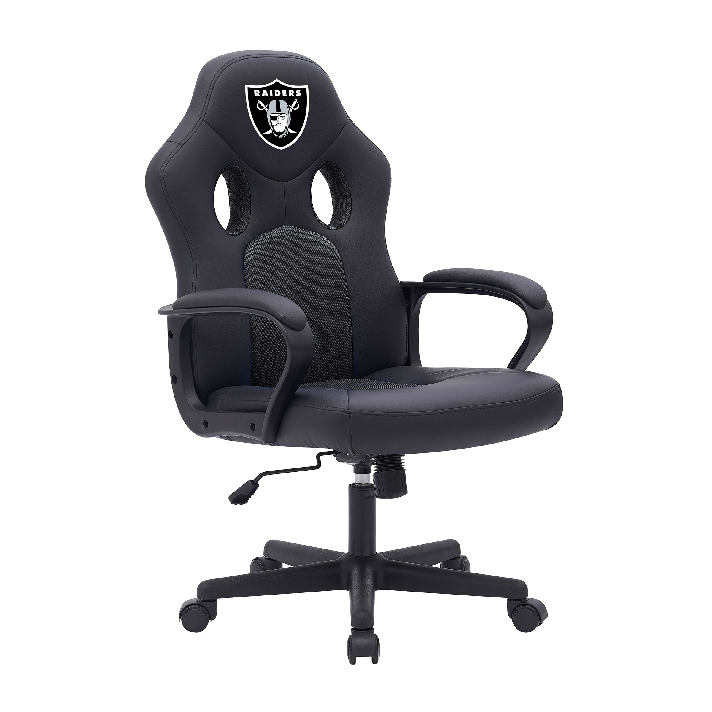 las vegas raiders vision swivel mesh adjustable game chair