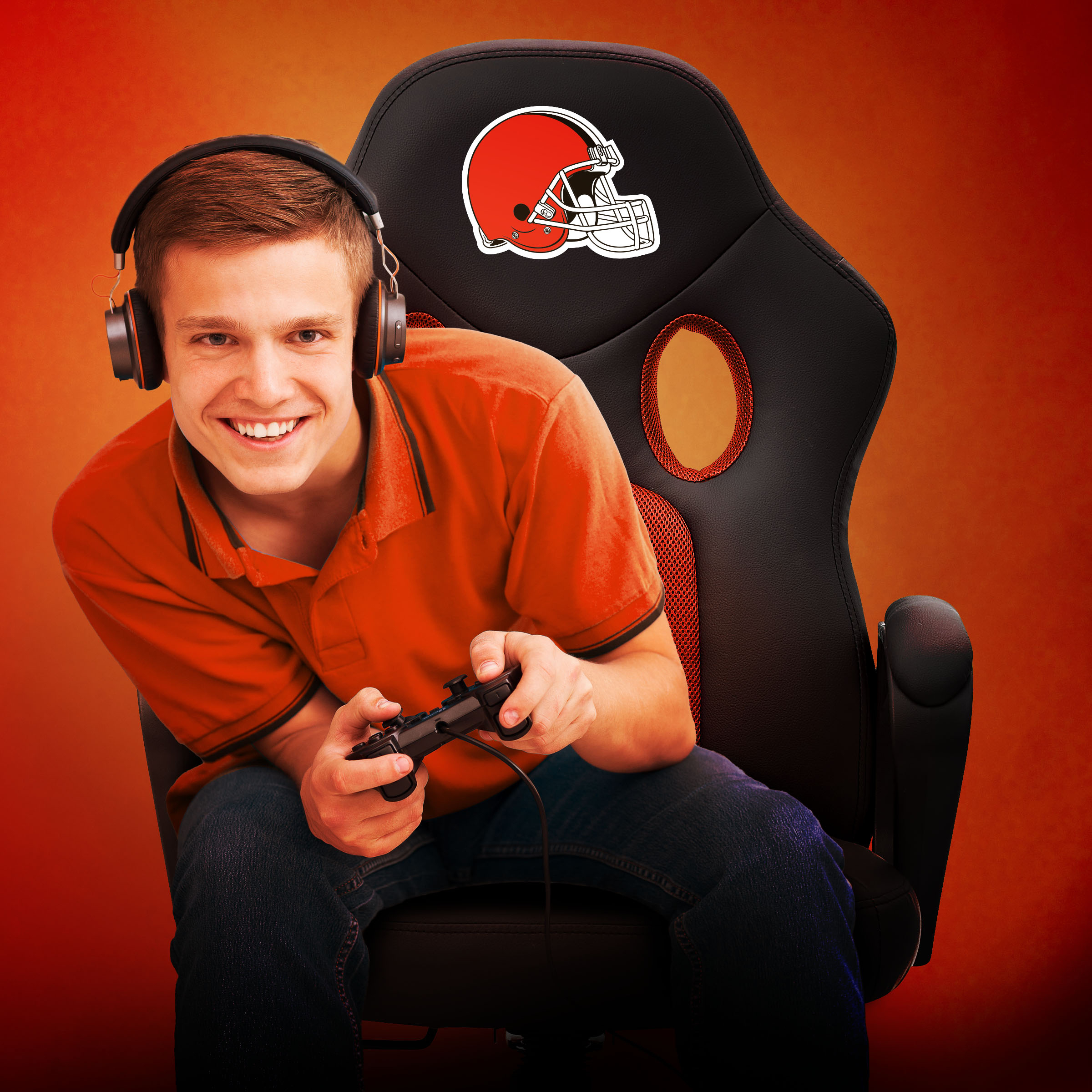 cleveland vision mesh swivel ergonomic game chair