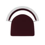 25-Inch Steel Swivel Counter Stool with Anodized Nickel Finish, Canter Bordeaux 2.5-Inch Cushion Seat, Tall Curved Slat Back, and Single-Ring Base 15 25-Inch Steel Swivel Counter Stool with Anodized Nickel Finish, Canter Bordeaux 2.5-Inch Cushion Seat, Tall Curved Slat Back, and Single-Ring Base