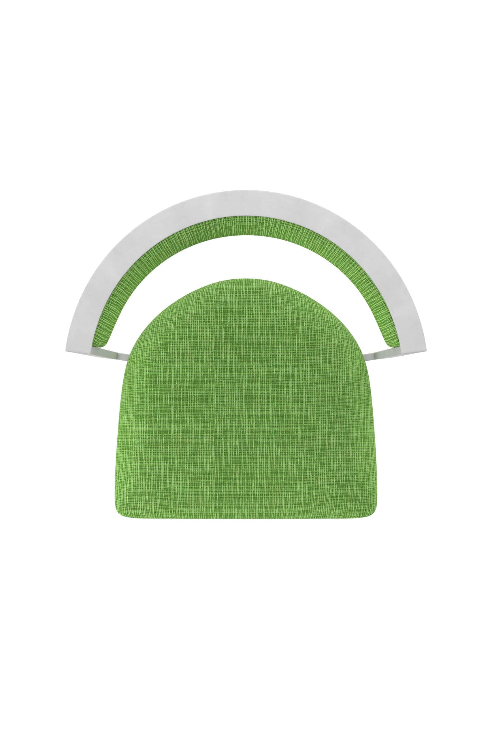 25-Inch Steel Swivel Counter Stool with Anodized Nickel Finish, Graph Parrot 2.5-Inch Cushion Seat, Tall Curved Slat Back, and Single-Ring Base 15 25-Inch Steel Swivel Counter Stool with Anodized Nickel Finish, Graph Parrot 2.5-Inch Cushion Seat, Tall Curved Slat Back, and Single-Ring Base