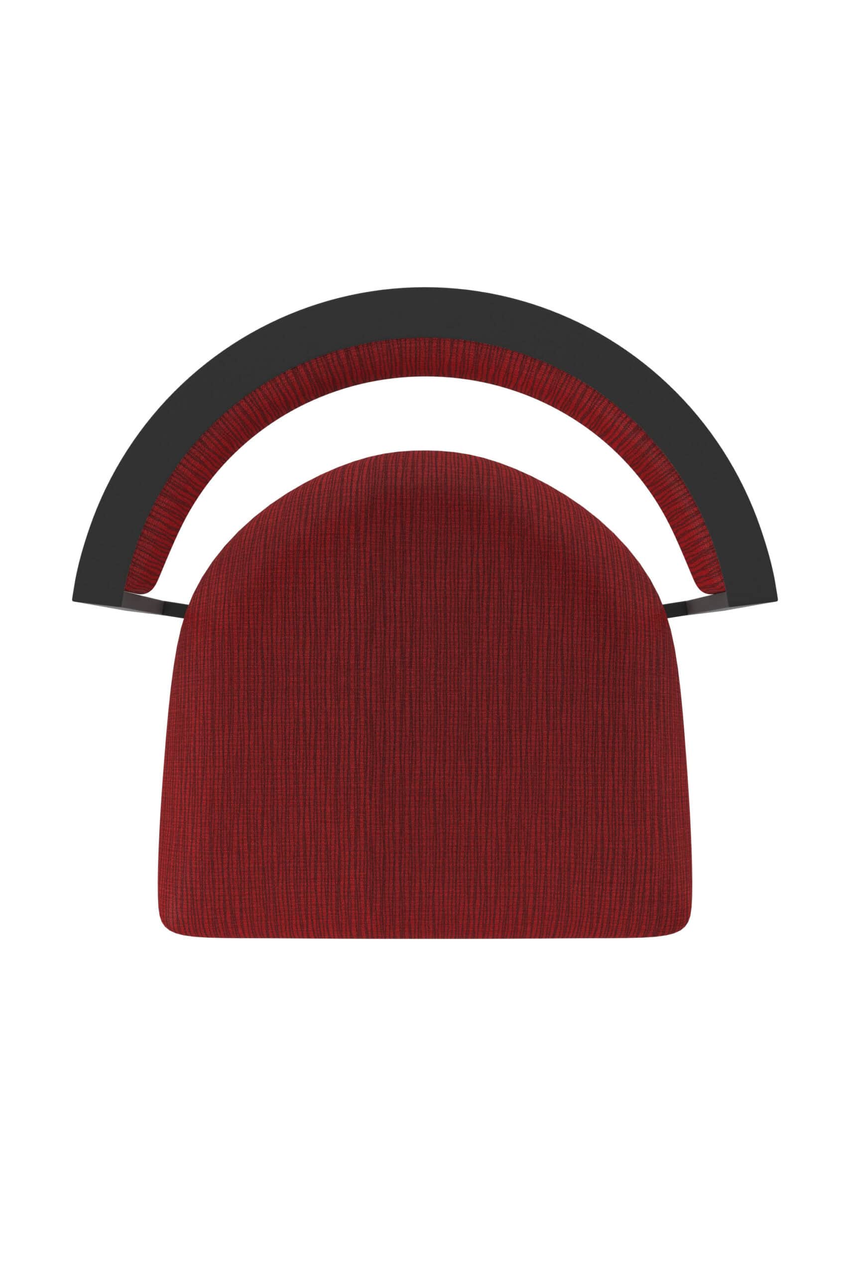 36-Inch Steel Swivel Bar Stool with Black Wrinkle Finish, Graph Ruby 2.5-Inch Cushion Seat, Low Curved Padded Back, and Single-Ring Base 11 36-Inch Steel Swivel Bar Stool with Black Wrinkle Finish, Graph Ruby 2.5-Inch Cushion Seat, Low Curved Padded Back, and Single-Ring Base