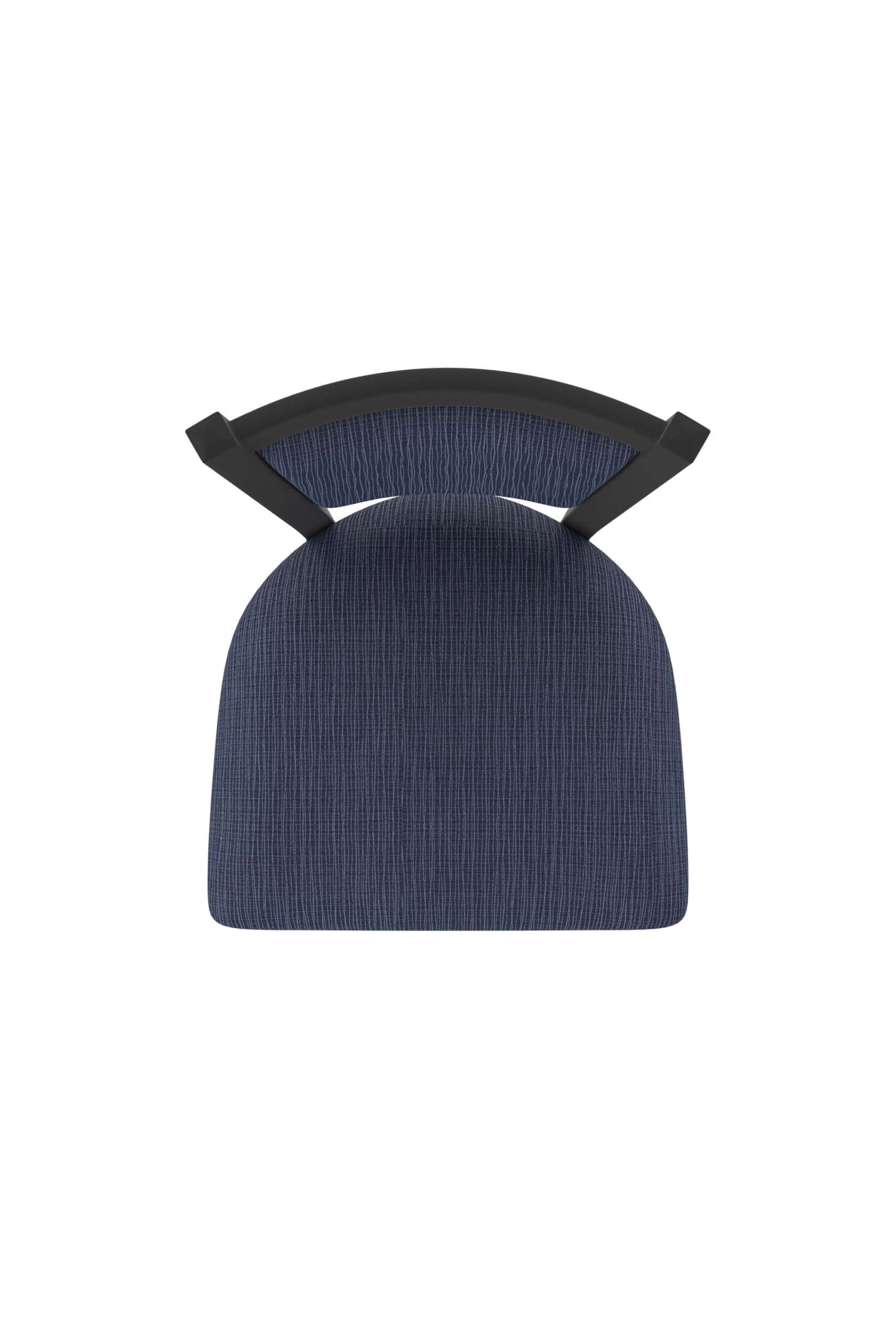 36-Inch Steel Swivel Bar Stool with Black Wrinkle Finish, Graph Anchor 2.5-Inch Cushion Seat, Padded Back, and Single-Ring Base 11 36-Inch Steel Swivel Bar Stool with Black Wrinkle Finish, Graph Anchor 2.5-Inch Cushion Seat, Padded Back, and Single-Ring Base