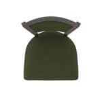 25-Inch Steel Swivel Counter Stool with Bronze Finish, Canter Pine 2.5-Inch Cushion Seat, Padded Back, and Single-Ring Base