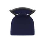 25-Inch Steel Swivel Counter Stool with Pewter Finish, Canter Twilight 2.5-Inch Cushion Seat, Padded Back, and Single-Ring Base