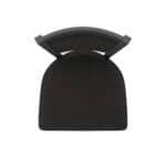 36-Inch Steel Swivel Bar Stool with Pewter Finish, Canter Espresso 2.5-Inch Cushion Seat, Padded Back, and Single-Ring Base