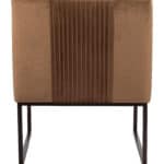 Modern Velvet Accent Chair with Powder Coated Steel Base 13 Modern Velvet Accent Chair with Powder Coated Steel Base