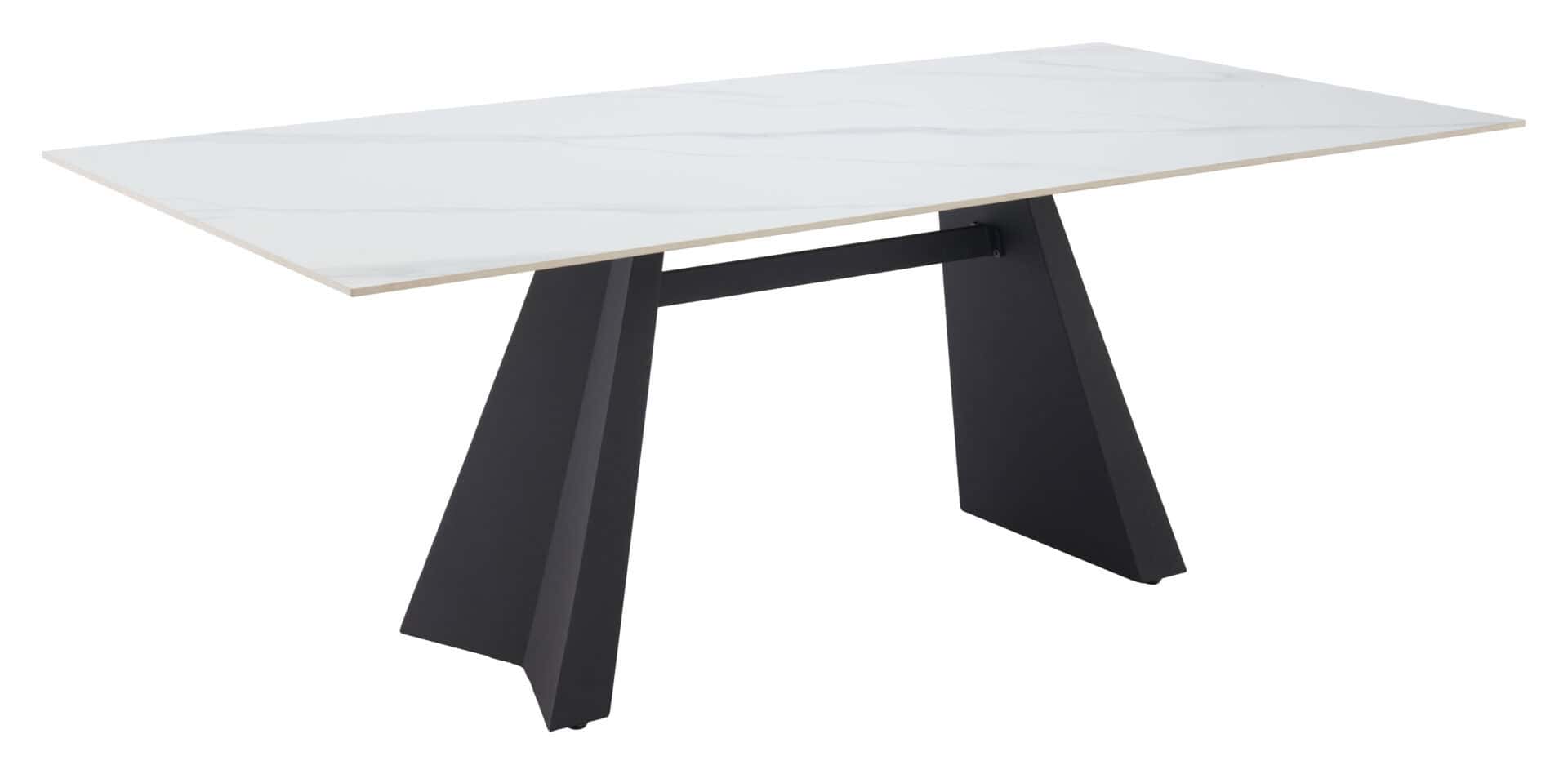 Sintered Stone Dining Table with Steel Base, Rectangular 4 Sintered Stone Dining Table with Steel Base, Rectangular - Image 4