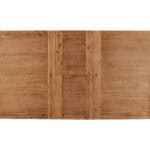 Rustic Farmhouse Acacia Dining Table Iron Brush Antique Natural