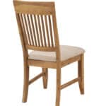 Farmhouse Acacia Side Chair Iron Brush Antique Natural (Set of 2)