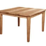 Iron Brush Antique Natural Acacia Pub Table with Butterfly Leaf